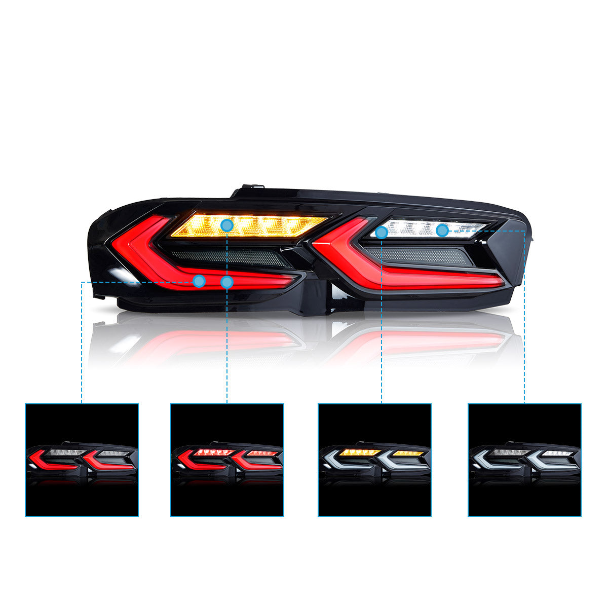 VLAND LED Taillights For 2019-2024 Chevrolet Camaro VLAND™