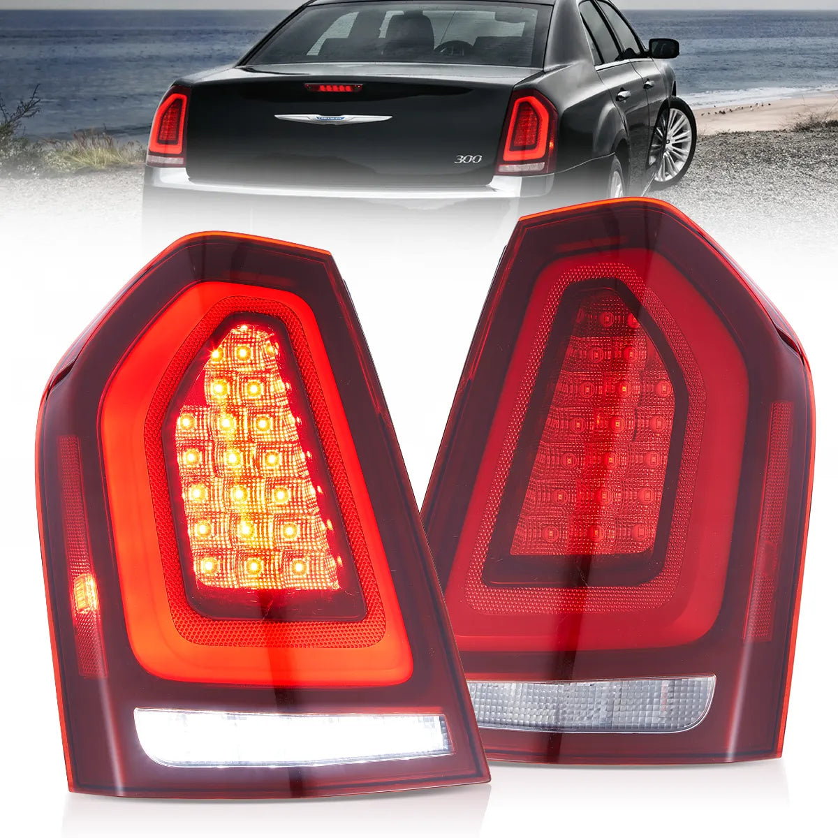 VLAND LED Taillights For 2011-2014 Chrysler 300 & Lancia Thema Australia VLAND™
