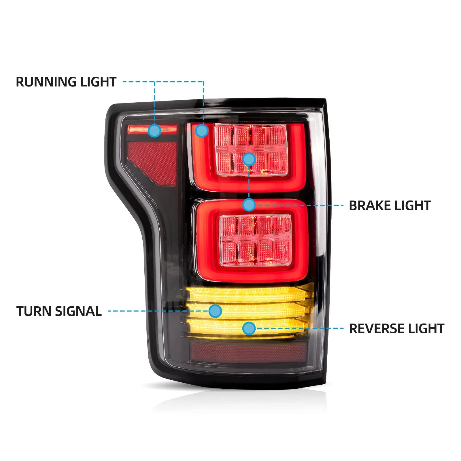 VLAND LED Tail Lights For 2015-2020 Ford F150 Australia VLAND™