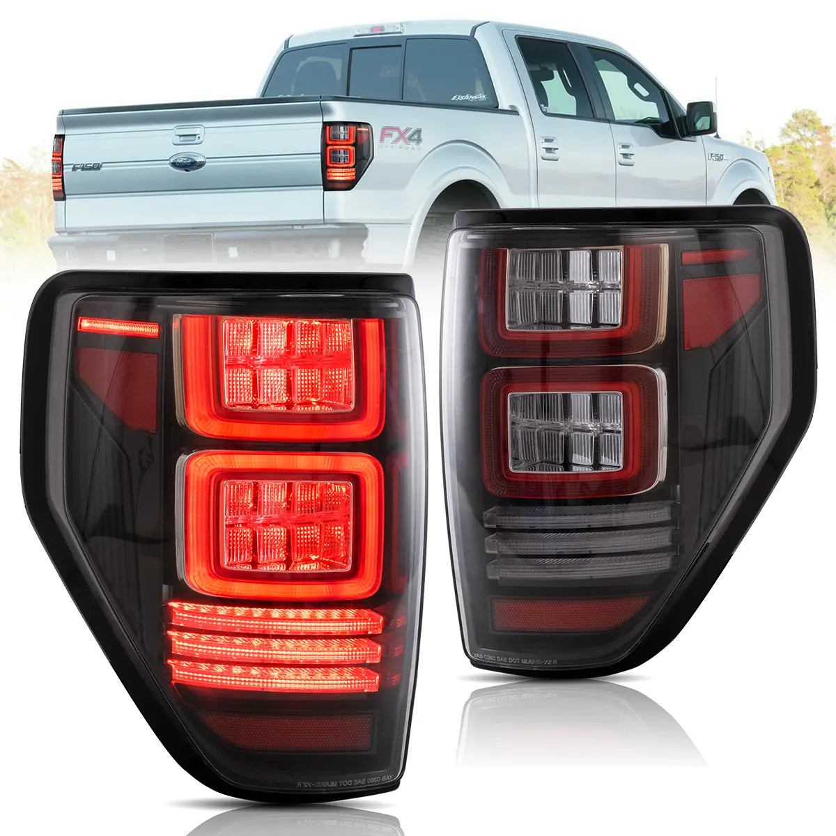 VLAND LED Tail Lights For Ford F150 2009-2014 12th Gen VLAND™