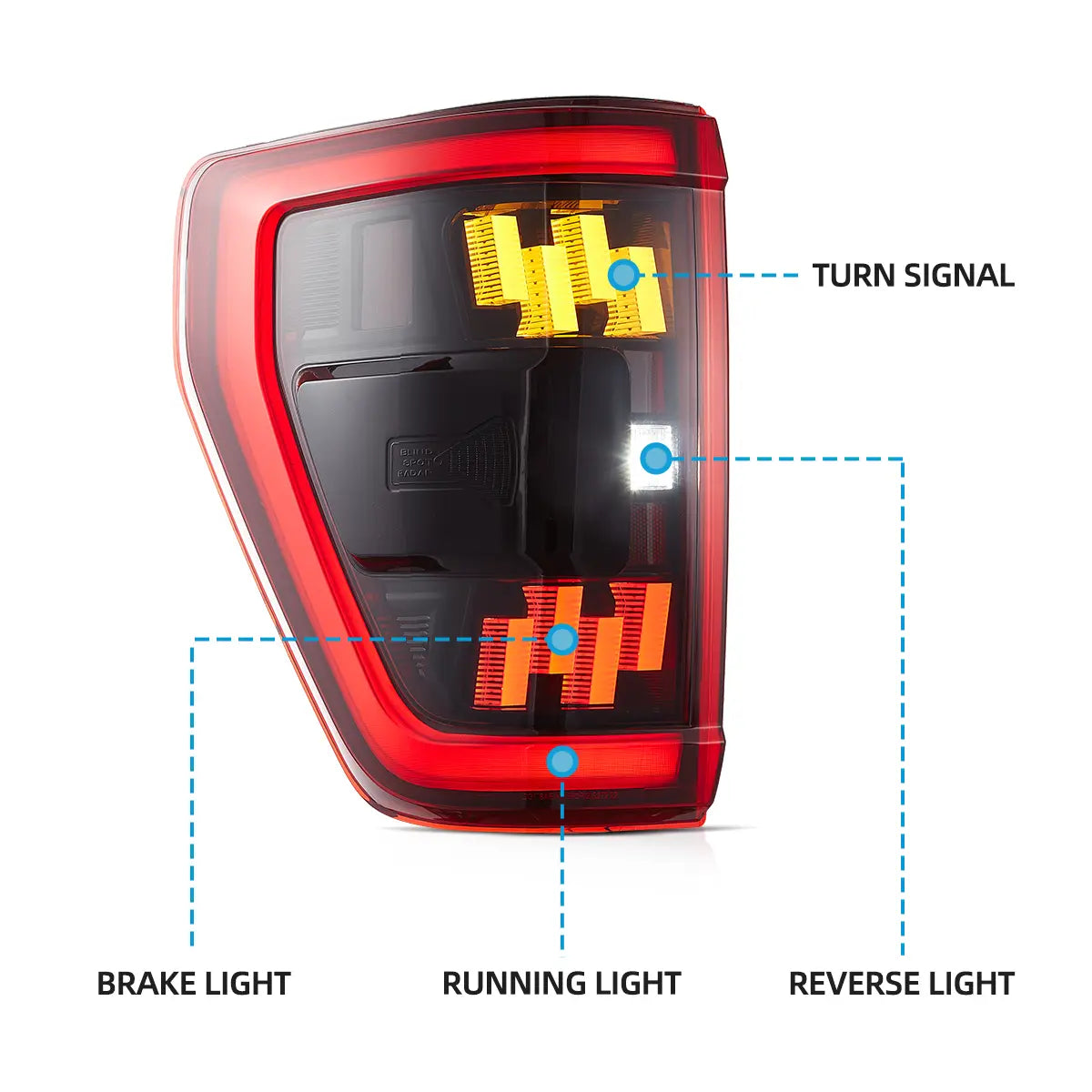 VLAND LED Taillights For 2021-2024 Ford F150 Australia Vland-AU