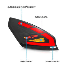 Vland LED taillights For 2009-2017 Ford Fiesta Hatchback/Van Australia Vland-AU