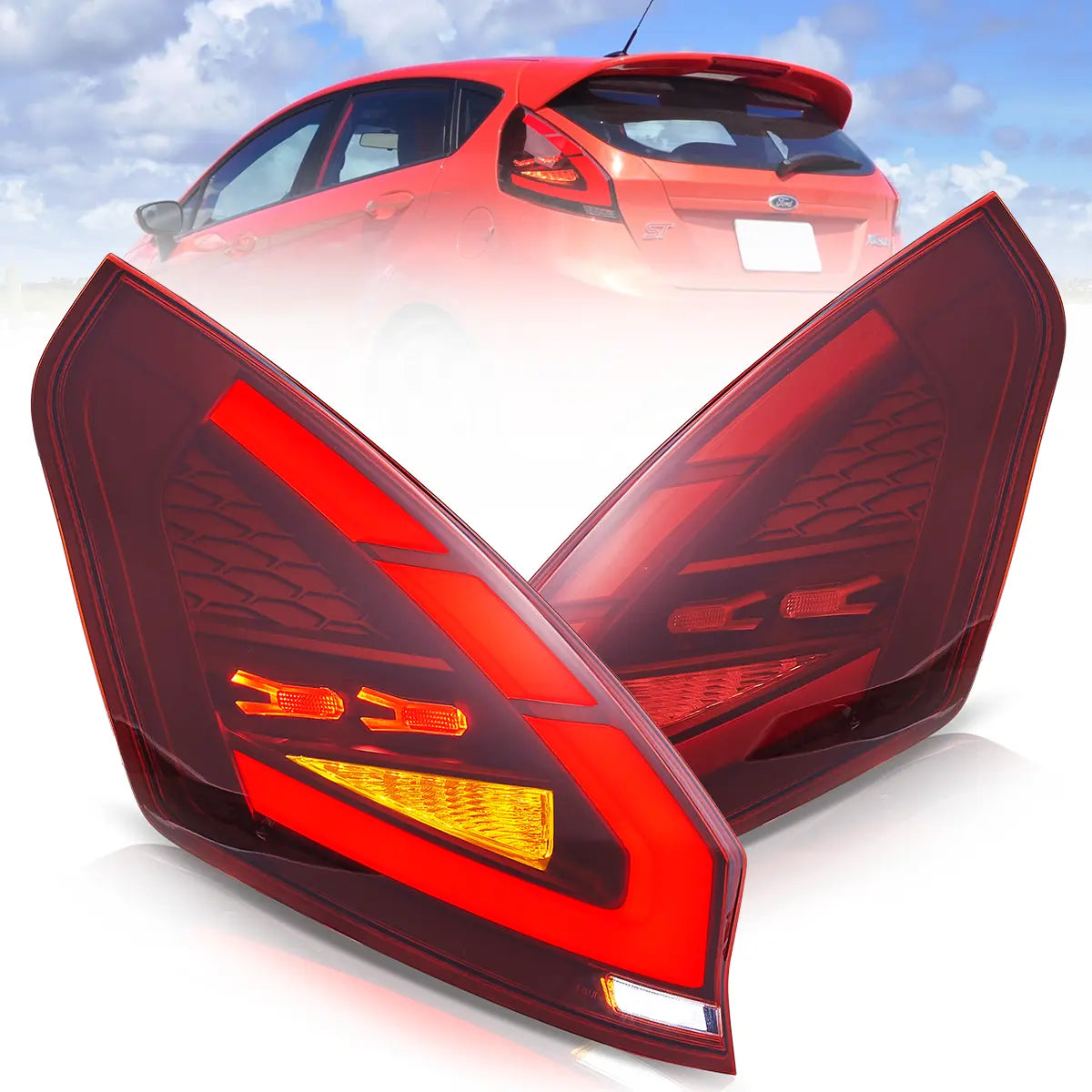 Vland LED taillights For 2009-2017 Ford Fiesta Hatchback/Van Australia Vland-AU