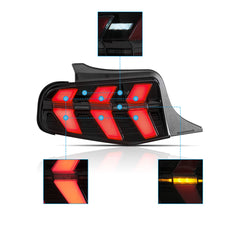VLAND LED Taillights For 2010 2011 2012 Ford Mustang
