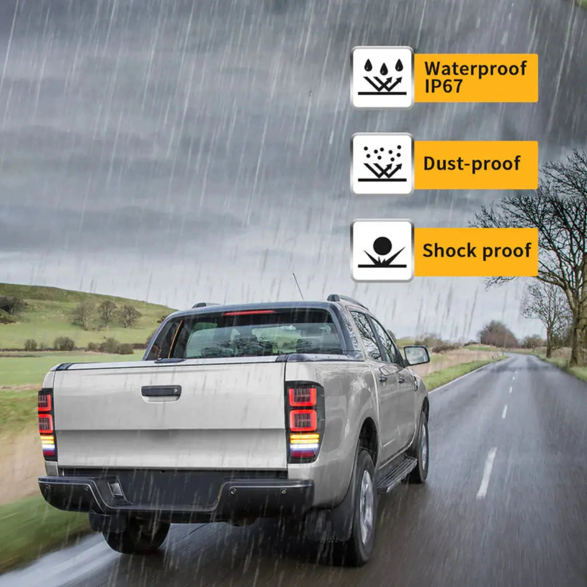 VLAND LED Tail Lights For 2012-2022 Ford Ranger T6 Australia VLAND™