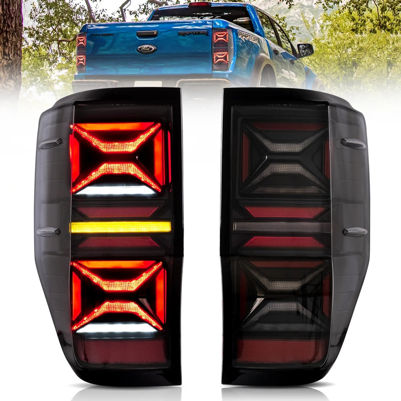 VLAND LED Taillights For 2012-2022 Ford Ranger T6 Australia Vland-AU