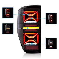 VLAND LED Taillights For 2012-2022 Ford Ranger T6 Australia Vland-AU
