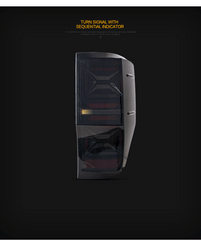 Clearance-VLAND X-Shape Style LED Taillights For 2012-2022 Ford Ranger T6/P375 Australia