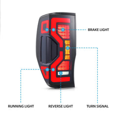 VLAND LED Taillights For 2012-2022 Ford Ranger T6/P375 Australia