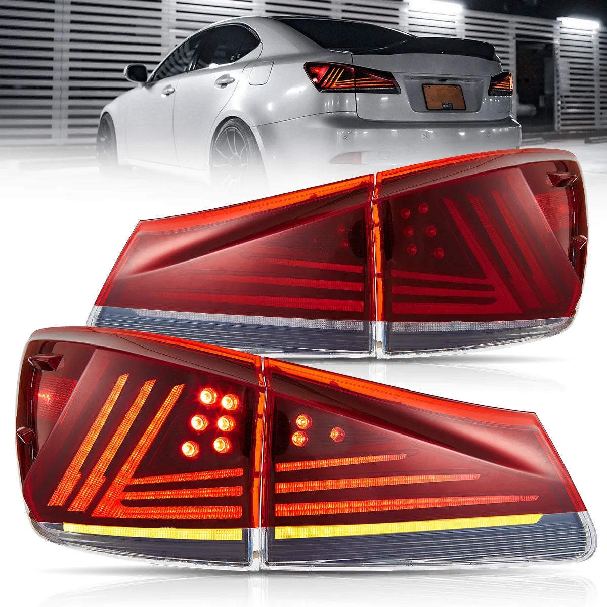 VLAND LED Tail Lights for 2006–2013 Lexus IS250 IS350 ISF IS300 220d 200d Australia VLAND™