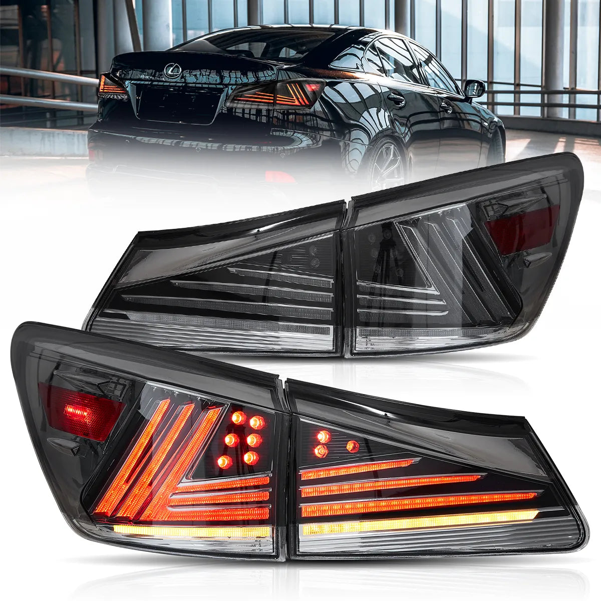 VLAND LED Tail Lights for 2006–2013 Lexus IS250 IS350 ISF IS300 220d 200d Australia VLAND™
