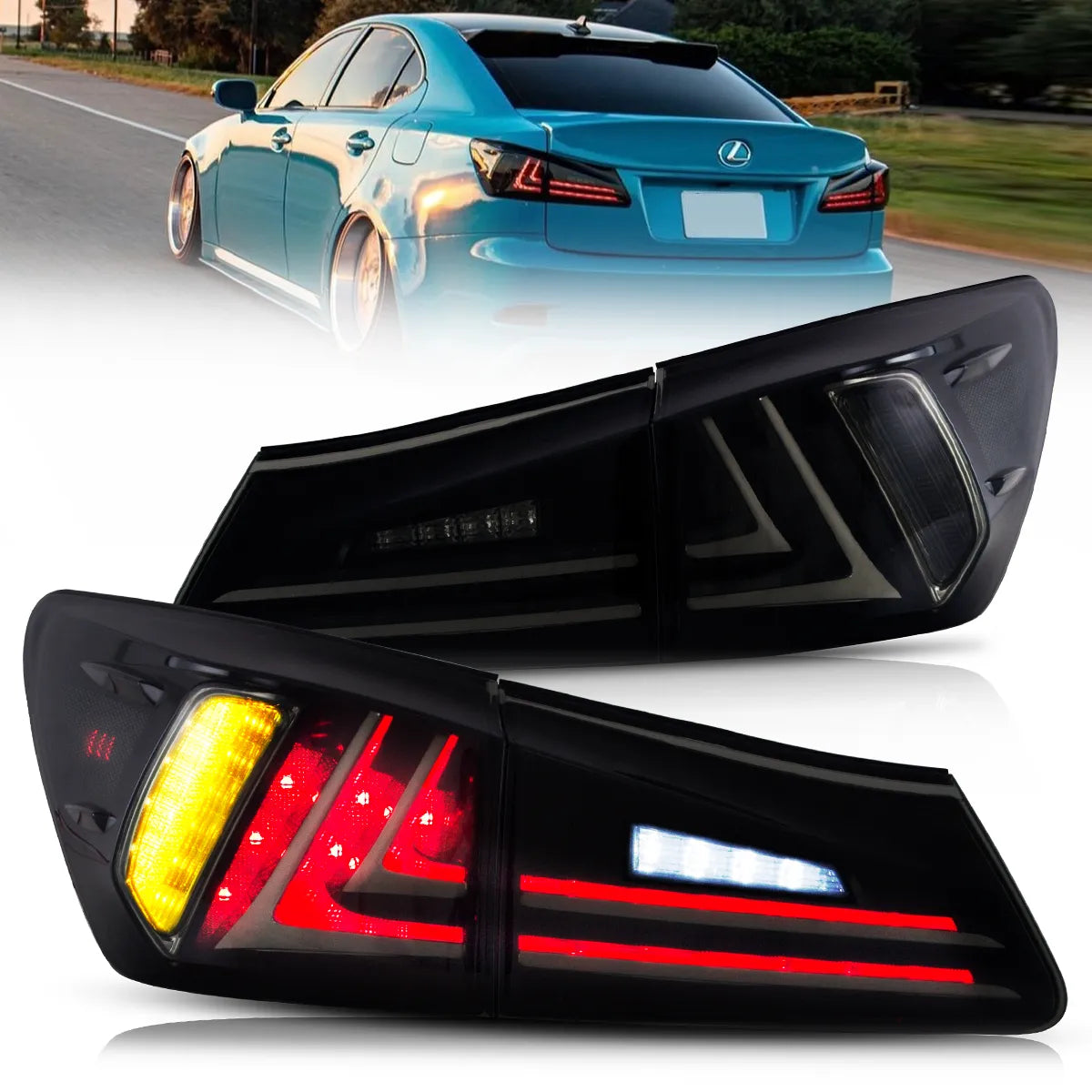 VLAND LED Tail Lights For 2006-2013 Lexus IS250 IS350 ISF IS200d IS220d(XE20) Australia VLAND™