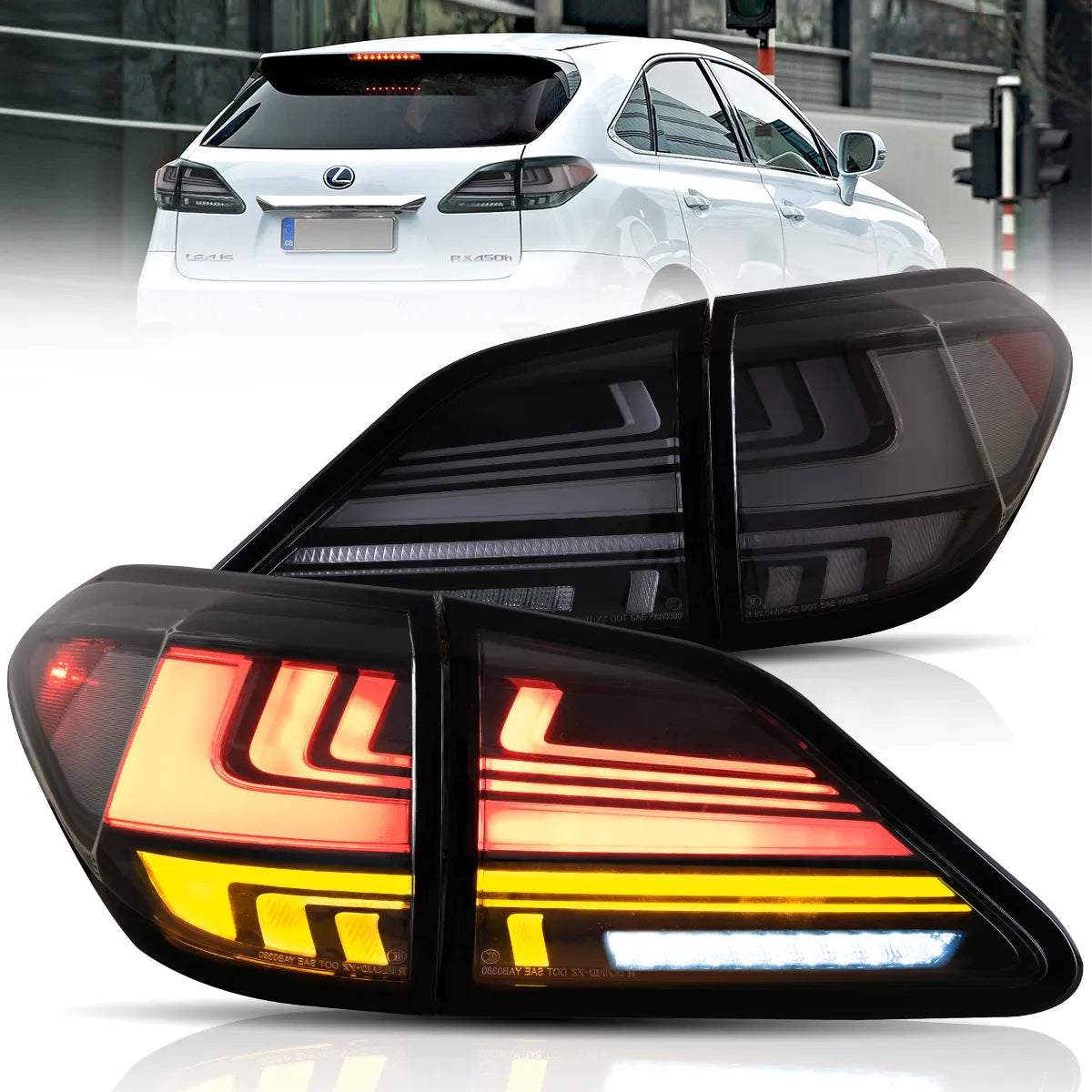 VLAND LED Taillights For 2010-2015 3rd gen. Lexus RX 350 400h 450h 450hL Australia VLAND™
