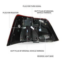 VLAND LED Taillights For 2008-2015 Toyota Land Cruiser Australia Vland-AU
