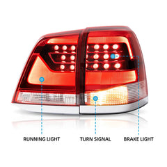 VLAND LED Taillights For 2008-2015 Toyota Land Cruiser Australia Vland-AU