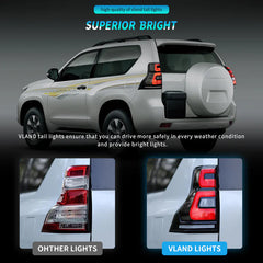 VLAND LED Taillights For 2010-2016 Toyota Land Cruiser Prado 150 Australia Vland-AU