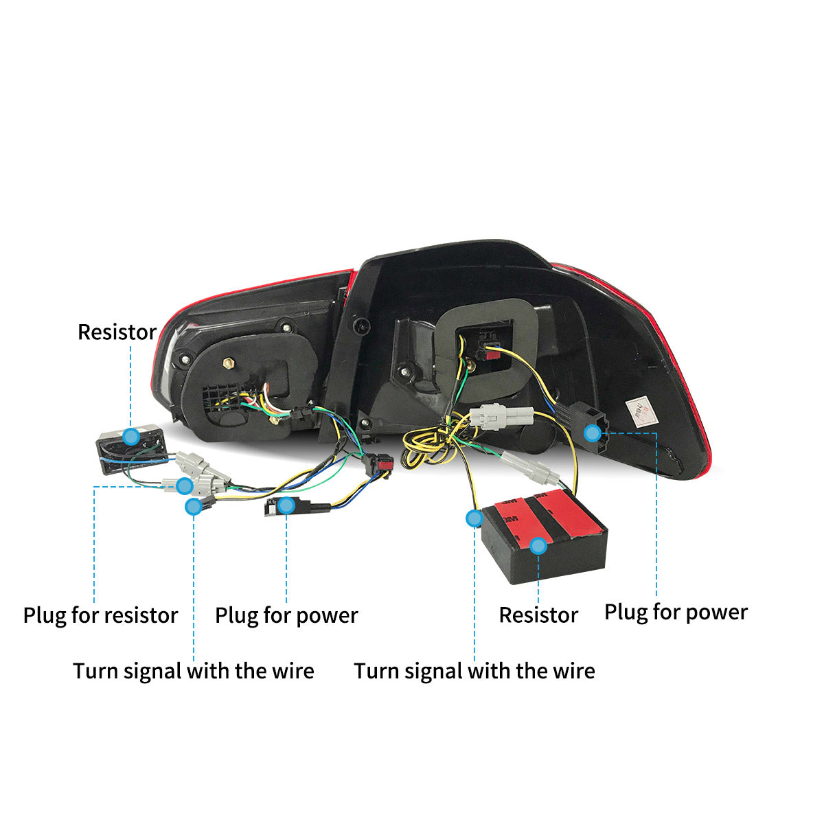 VLAND LED Tail Lights For 2009-2014 Volkswagen Golf 6 MK6 Australia VLAND™