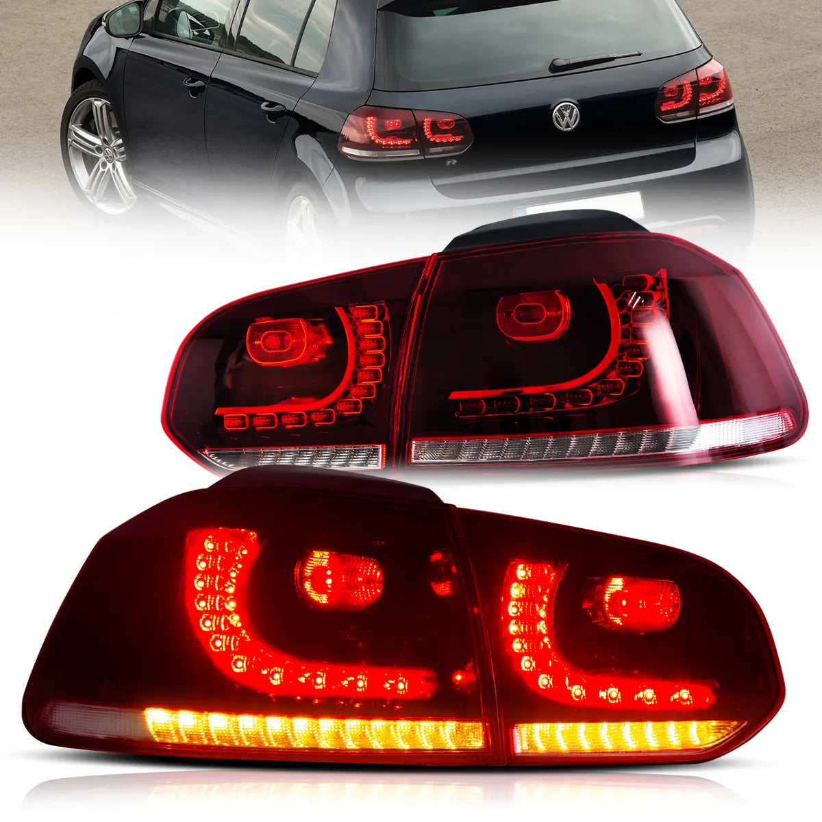 VLAND LED Tail Lights For 2009-2014 Volkswagen Golf 6 MK6 Australia VLAND™