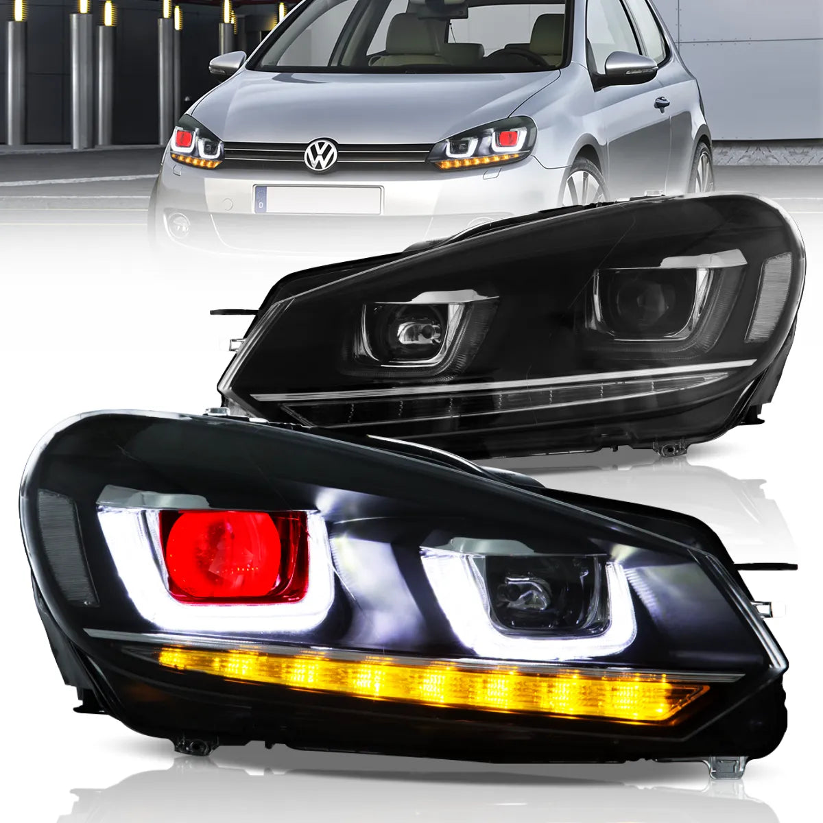VLAND LED Headlights For 2009-2014 Volkswagen Golf 6 MK6 Australia VLAND™