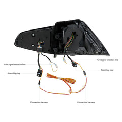 VLAND Laser style Tail Lights for 2013-2017 Volkswagen Golf MK7 Australia Vland AU