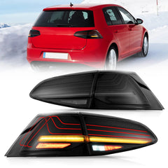 VLAND Laser style Tail Lights for 2013-2017 Volkswagen Golf MK7 Australia Vland AU