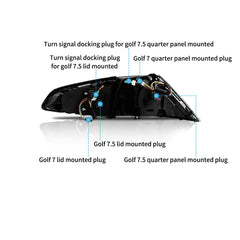 VLAND LED Tail Lights for 2013-2021 Volkswagen Golf MK7 & 7.5 Australia VLAND™