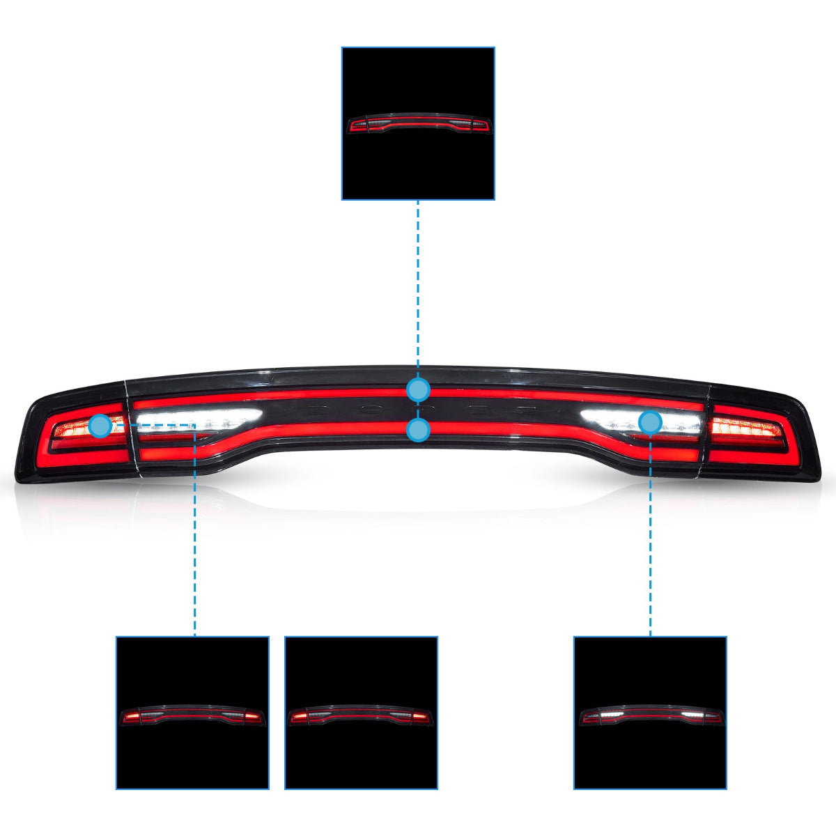 VLAND LED Taillights For 2011-2014 Dodge Charger VLAND™