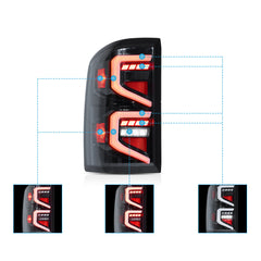 VLAND LED Tail lights For 2014-2018 GMC Sierra 1500 2500HD 3500HD