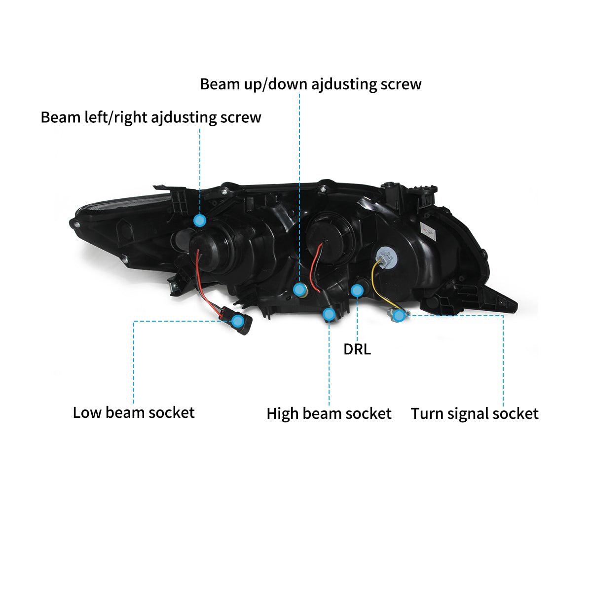 VLAND LED  Headlights for 2011-2013 Toyota Corolla(E140/E150) Australia