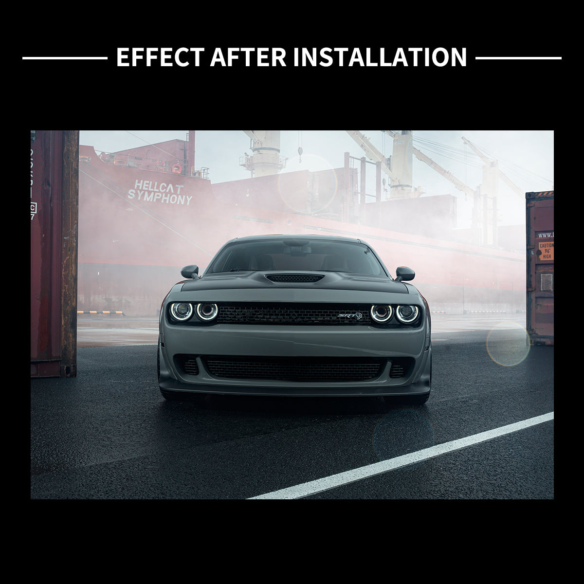 VLAND LED Headlights For Dodge Challenger 2008-2014