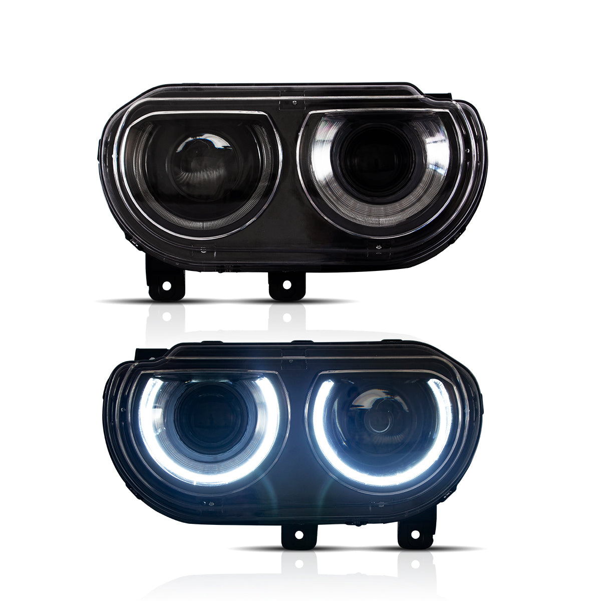 VLAND LED Headlights For Dodge Challenger 2008-2014
