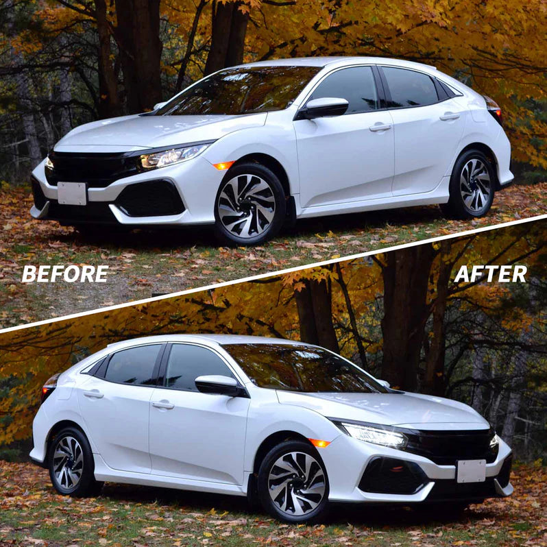 VLAND LED Reflection Bowl Headlights For 2016-2021 Honda Civic Australia