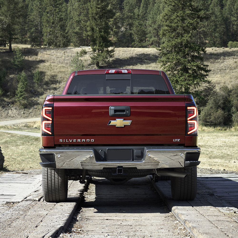 VLAND LED Tail lights For 2014-2018 Chevrolet Silverado 1500 2500HD 3500HD