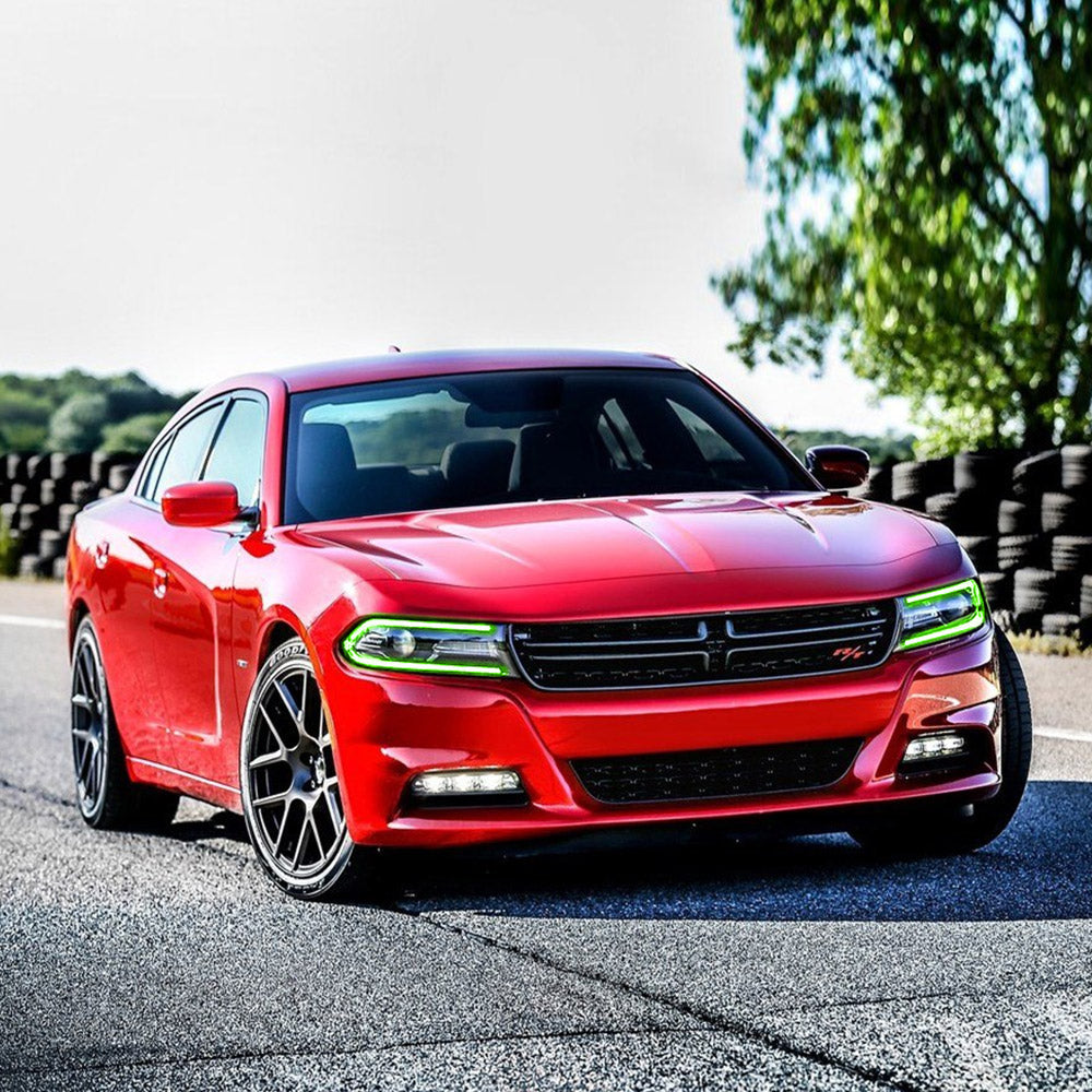 VLAND LED Headlights For 2015-2023 Dodge Charger RGB Style