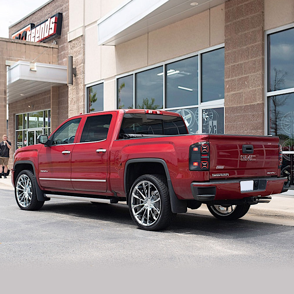 VLAND LED Tail lights For 2014-2018 GMC Sierra 1500 2500HD 3500HD