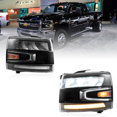 VLAND LED Headlights 2007-2013 Chevrolet Silverado 1500 2500HD 3500HD