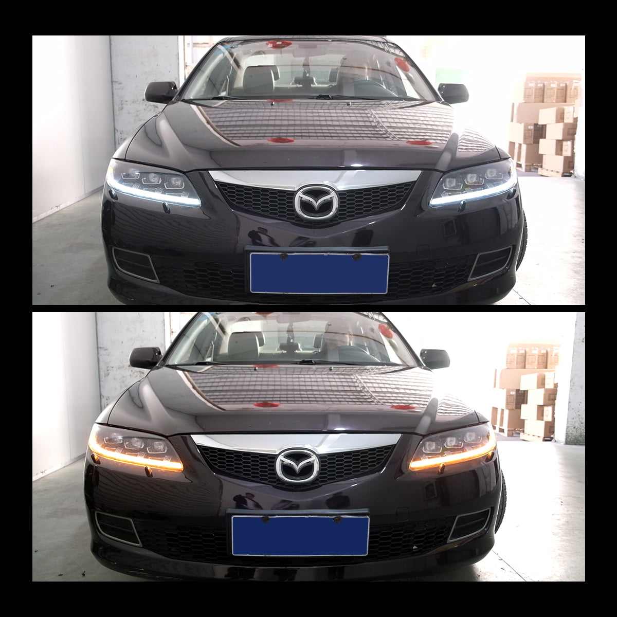 VLAND Full LED Headlights For 2002-2008 Mazda 6
