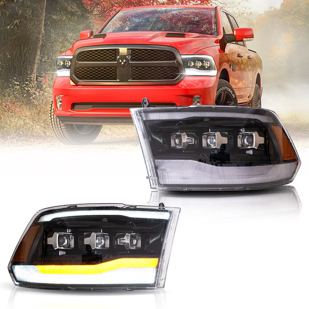 VLAND LED Headlights For 2009-2018 Dodge RAM 1500 2500 3500