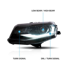 VLAND LED Headlights For Chevrolet [chevy] Camaro 2016-2018