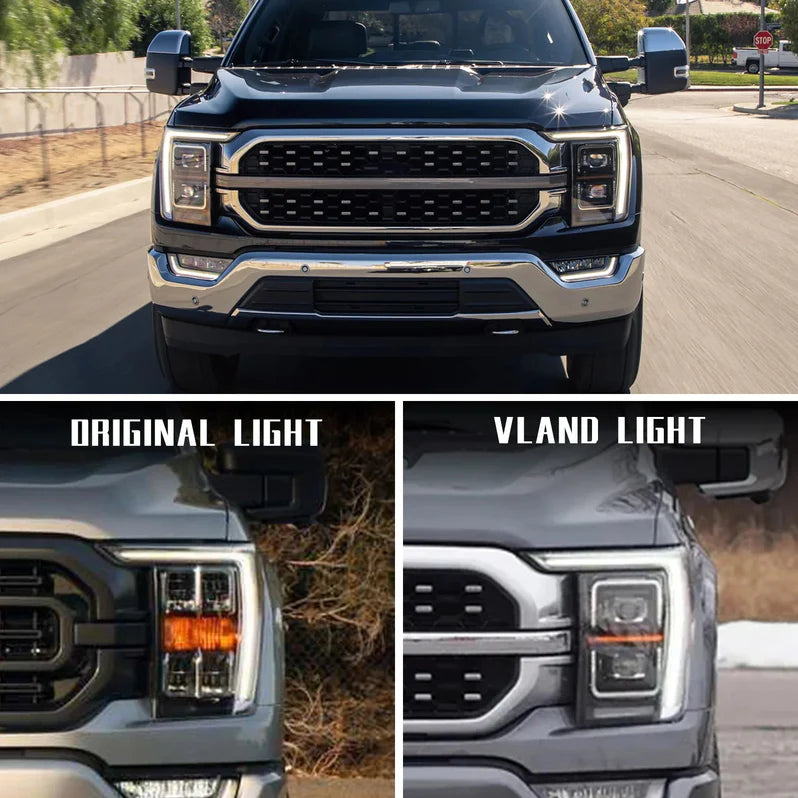 VLAND LED Matrix Headlights For 2021-2024 Ford F150 Australia