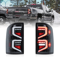VLAND LED Tail lights For 2014-2018 GMC Sierra 1500 2500HD 3500HD