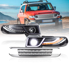 VLAND LED Headlights With Grille for 2006-2022 Toyota FJ Cruiser Australia