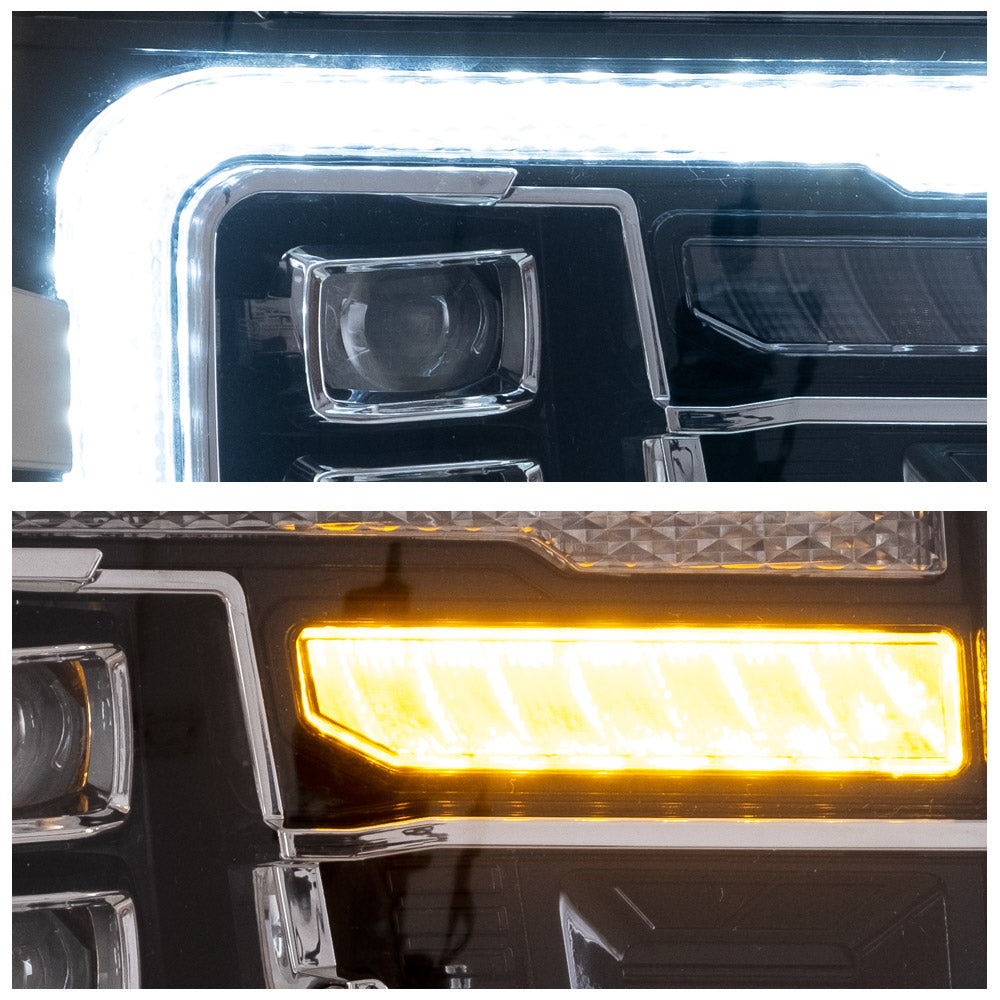VLAND LED Headlights For 2007-2013 GMC Sierra 1500 2500HD 3500HD