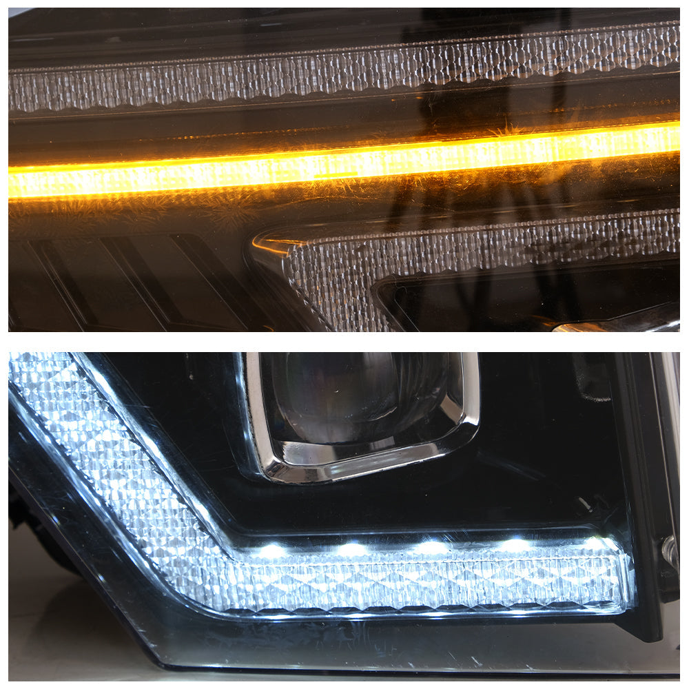 VLAND LED Matrix Projector Headlights For Ford F150 2009-2014