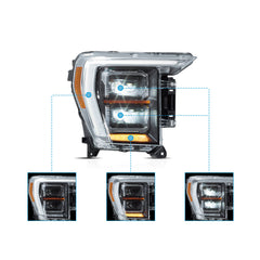 VLAND LED Matrix Headlights For 2021-2024 Ford F150 Australia