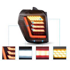 VLAND LED Taillights For 2010-2024 Toyota 4Runner with Dynamic Welcome Lighting