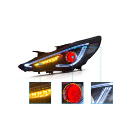 VLAND LED Headlights For 2011-2014 Hyundai Sonata