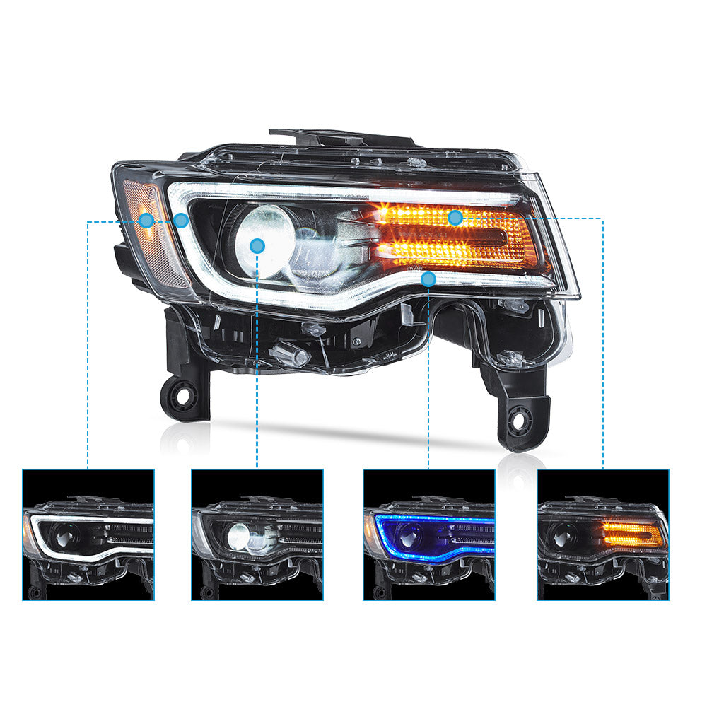 VLAND LED Headlights For 2014-2022 Jeep Grand Cherokee Australia