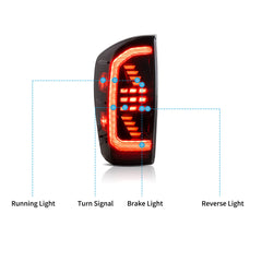 VLAND LED Taillights for Toyota Tacoma 2016-2023 With start-up animation