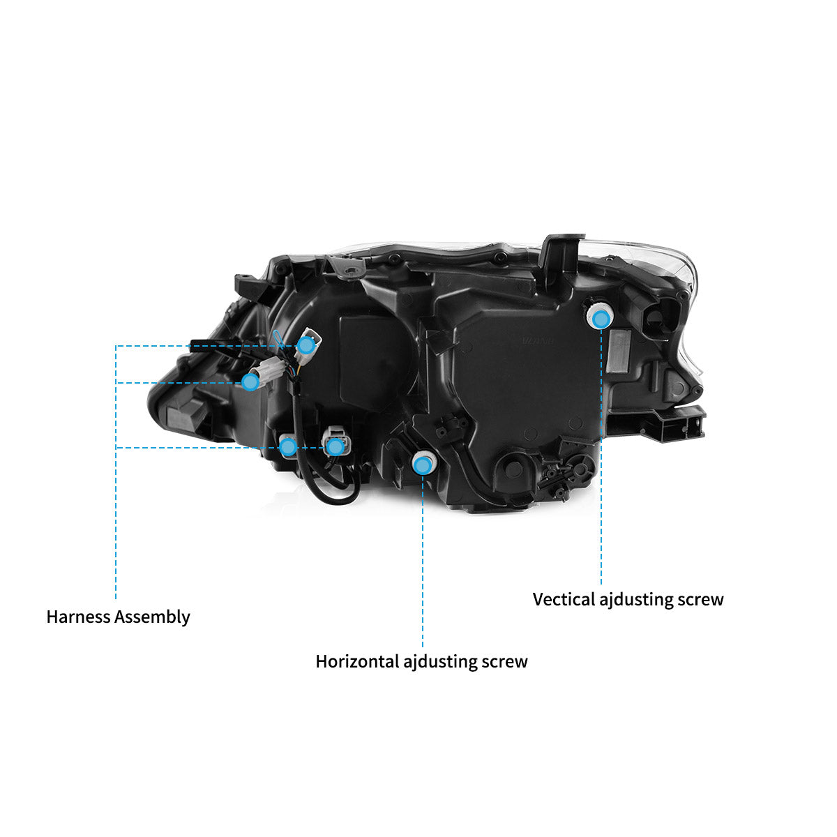 VLAND LED Headlights For 2013-2015 Lexus RX 270 350 450h Australia